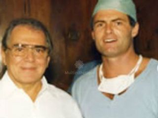 Avec le Professeur Ivo Pitanguy à Rio de Janeiro, 1990