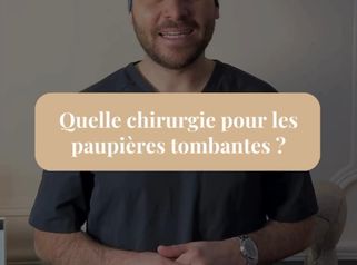 Blépharoplastie - Dr Maxime Cowen