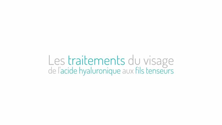 Les traitements du visage de l'acide hyaluronique aux fils tenseurs