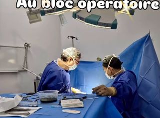 Au bloc opératoire - Dr Rivera